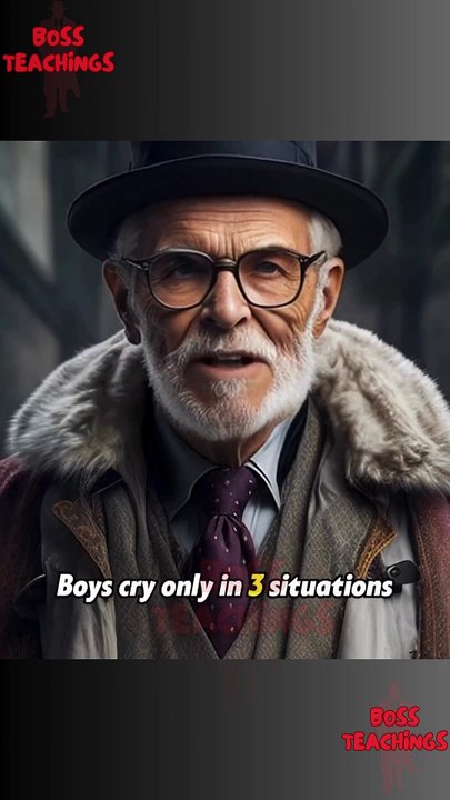 Boys Cry Only in 3 Situations