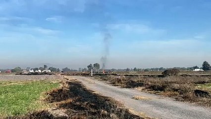 VIDEO: Se incendia ducto de Pemex en Nextlalpan