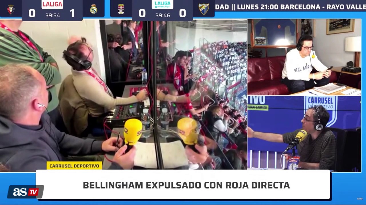 RESUMEN y GOLES del POLÉMICO OSASUNA 1 - REAL MADRID 1 | NARRACIÓN de CARRUSEL DEPORTIVO