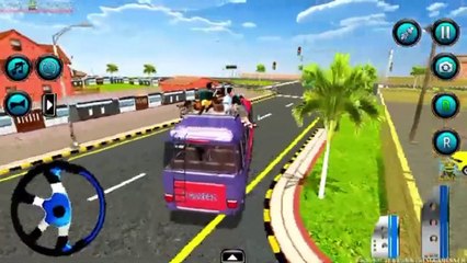 Mini bus driving simulator 3d gameplay
