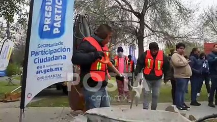 Vecinos de SN, aplauden obra del Primer Proyecto de Presupuesto Participativo