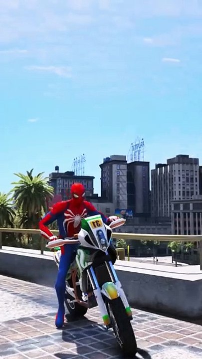 GTA 5 Epic Ragdolls | Spider-Man Jumps/Fails ep 154 #spiderman #gta #gta5