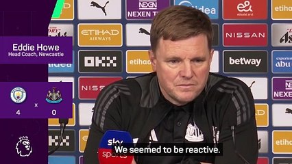Newcastle's Man City thrashing a 'painful watch' for Howe