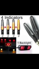 Set Of 4 Fancy Indicators For All Bikes + Free Backlight | Compatible With Cd 70, 125