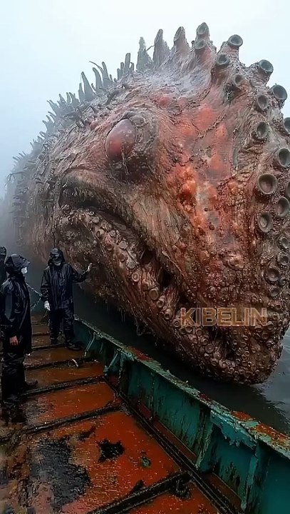 "What is this terrifying creature found in the sea? 😱"