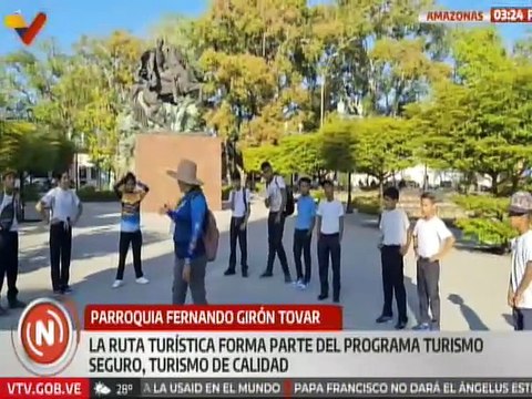 Amazonas I Complejo Educativo Andrés Eloy Blanco inicia Ruta Turística e incentiva a conservar espacios