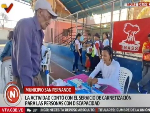 Apure I Realizan jornada de atención integral a abuelas y abuelos de la patria en San Fernando