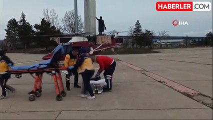 Konya'da Kalp Krizi Geçiren Hasta Hava Ambulansı ile Sevk Edildi