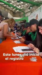 Usuarios acuden a la Estación Cuauhtémoc para recibir 10 viajes mensuales gratis