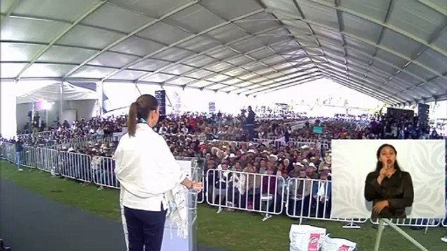 Sheinbaum hace entrega del programa nacional de Fertilizantes para el Bienestar en Michoacán