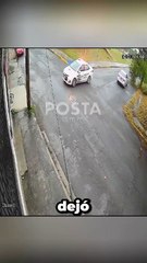 Video | Patrulla choca contra vivienda y deja daños en San Nicolás