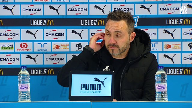 OM 5-1 ASSE : La réaction de Roberto De Zerbi