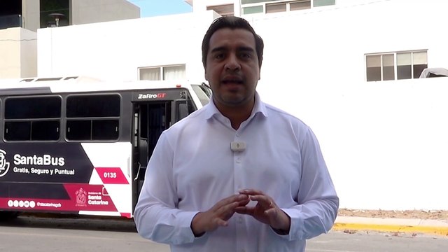 Jesús Nava asegura que Santa Bus seguirá siendo gratuito en Santa Catarina