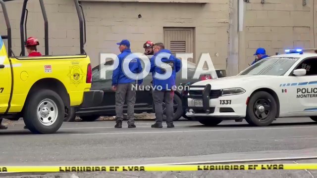 VIDEO l Balacera en avenida Gonzalitos deja a un hombre sin vida