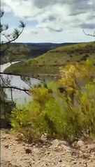 La presa de Durango donde puedes pescar y tiene un restaurante con una vista increíble