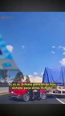 VIDEO | Así evita familia un asalto a mano armada en esta carretera federal