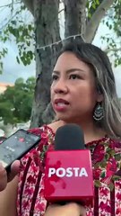 Inauguran exposición sobre la restauración de monumentos pintados en la marcha del 8 de marzo