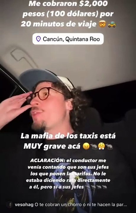 Luisito Comunica: Compañía de taxis responde al YouTuber tras exhibirlos por sus altos costos