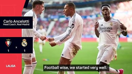 Ancelotti backs Bellingham over Osasuna red card row