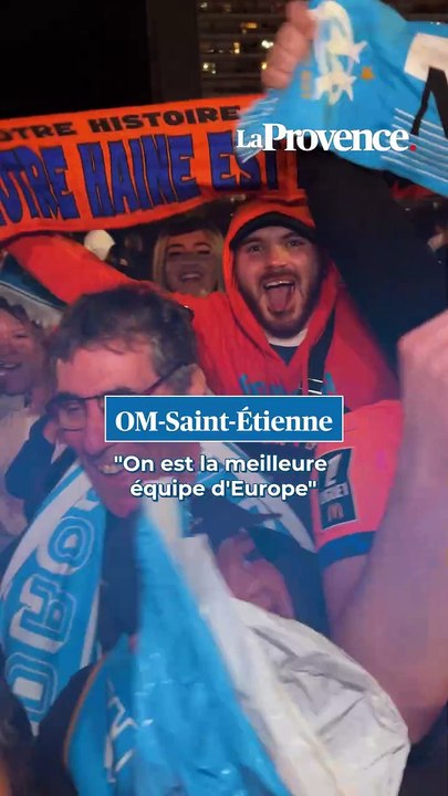 "En ce moment, ils nous font rêver", la joie des supporters après OM-Saint-Étienne