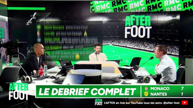 Monaco 7-1 Nantes : Le débrief complet de l’After Foot après une fessée historique