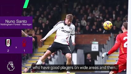 'Unfortunately it didn't work out' - Nuno after Fulham defeat