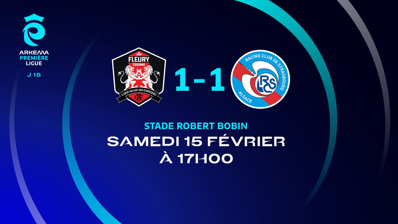 J15 I FC Fleury 91 – RC Strasbourg (1-1)