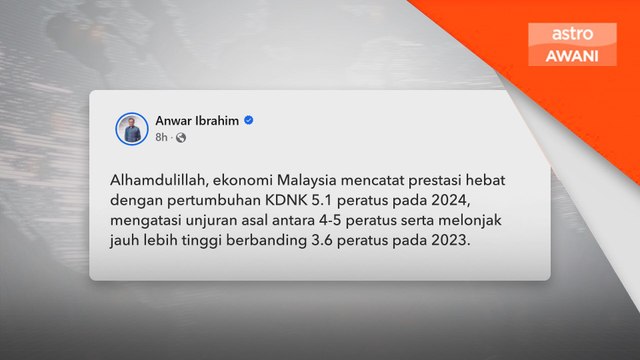 Pertumbuhan kukuh KDNK bukti keberkesanan dasar ekonomi MADANI - PM Anwar