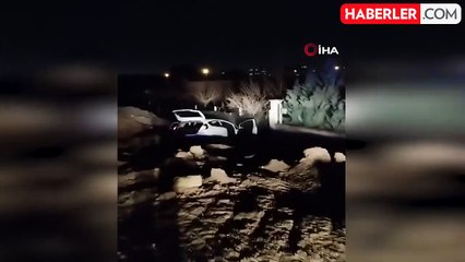 Polisten Kaçmaya Çalışan Şahıslar Kaza Yaptı