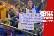 A photo please?  Wemby gifts an unforgettable moment to little fans