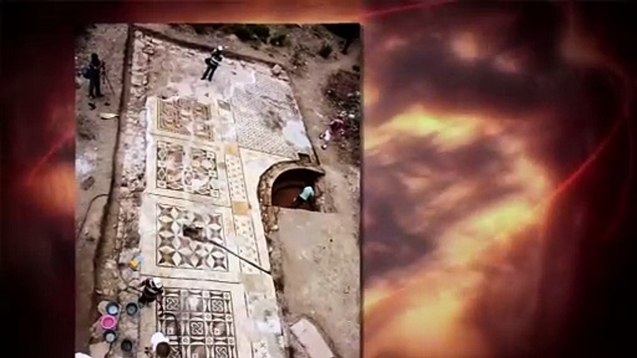 Enormous Roman Mosaic In Turkey