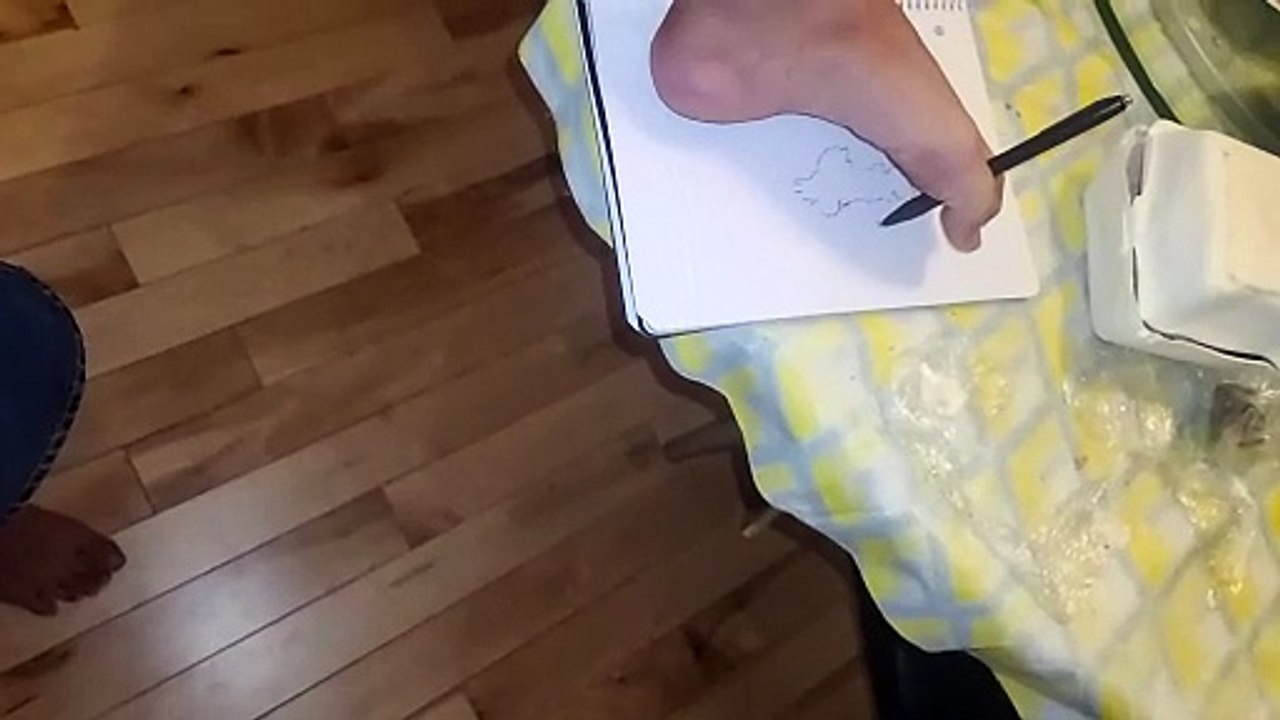 Foot drawing