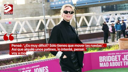 Renée Zellweger estaba convencida de que 'moriría' cuando intentó patinar por primera vez