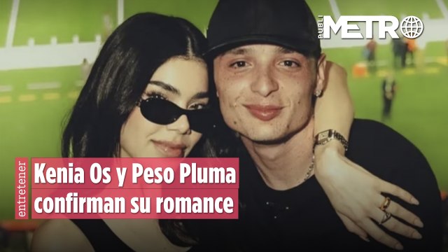 Kenia Os y Peso Pluma confirman su romance con una serie de publicaciones
