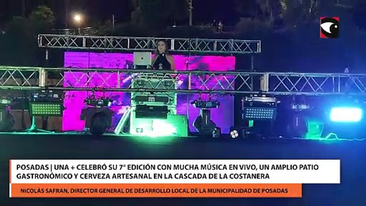 POSADAS  UNA + CELEBRÓ SU 7° EDICIÓN CON MUCHA MÚSICA EN VIVO, UN AMPLIO PATIO GASTRONÓMICO Y CERVEZA ARTESANAL EN LA CASCADA DE LA COSTANERA