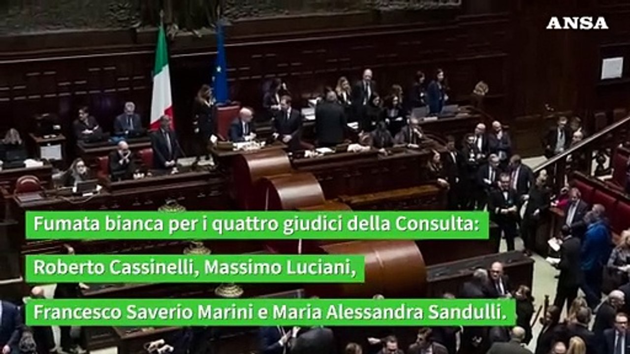 Eletti i giudici della Corte Costituzionale