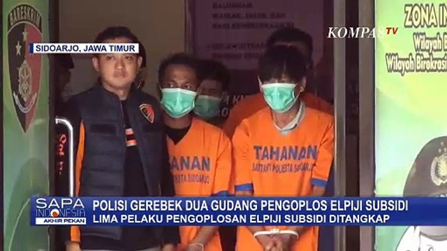 Terbongkar! Polisi Gerebek 2 Gudang Pengoplos Elpiji di Sidoarjo, 5 Orang Ditangkap