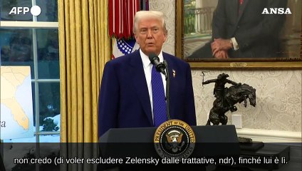 Trump: "Tregua in Ucraina in un futuro non troppo distante"
