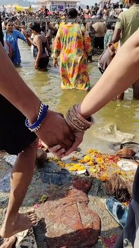 Trivedi sangam prayagraj Mahakumbh 2025