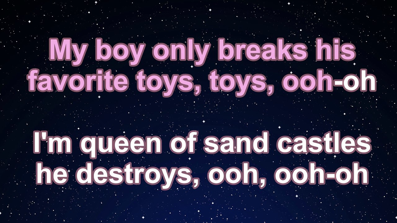 Karaoke♬ My Boy Only Breaks His Favorite Toys - Taylor Swift 【No Guide Melody】 Instrumental, Lyric