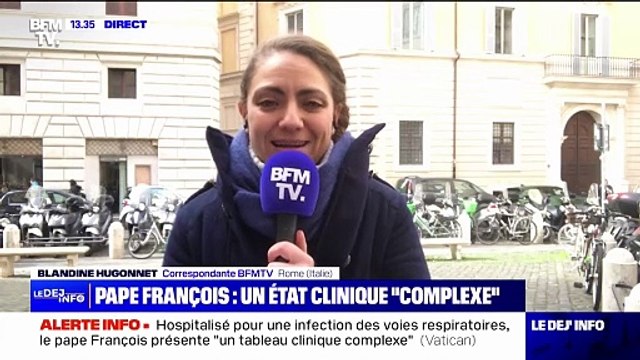 Hospitalisé pour une bronchite, le pape François est dans un état clinique complexe selon le Vatican