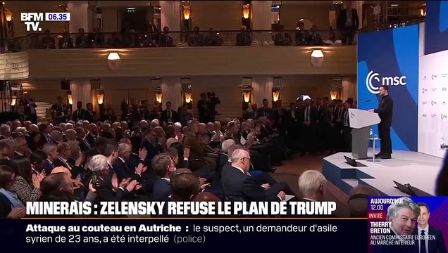 Volodymyr Zelensky refuse la proposition d'accord de l'administration Trump sur les minerais ukrainiens