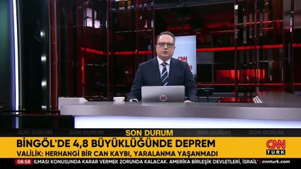 Son Dakika... Bingöl'de 4,8'lik deprem korkuttu!