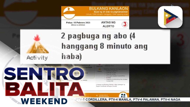 Bulkang Kanlaon, muling nagbuga ng abo; 29 volcanic earthquakes, naitala