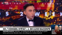 Jordan De Luxe pousse un coup de gueule contre la fermeture de C8 en direct sur le plateau de 