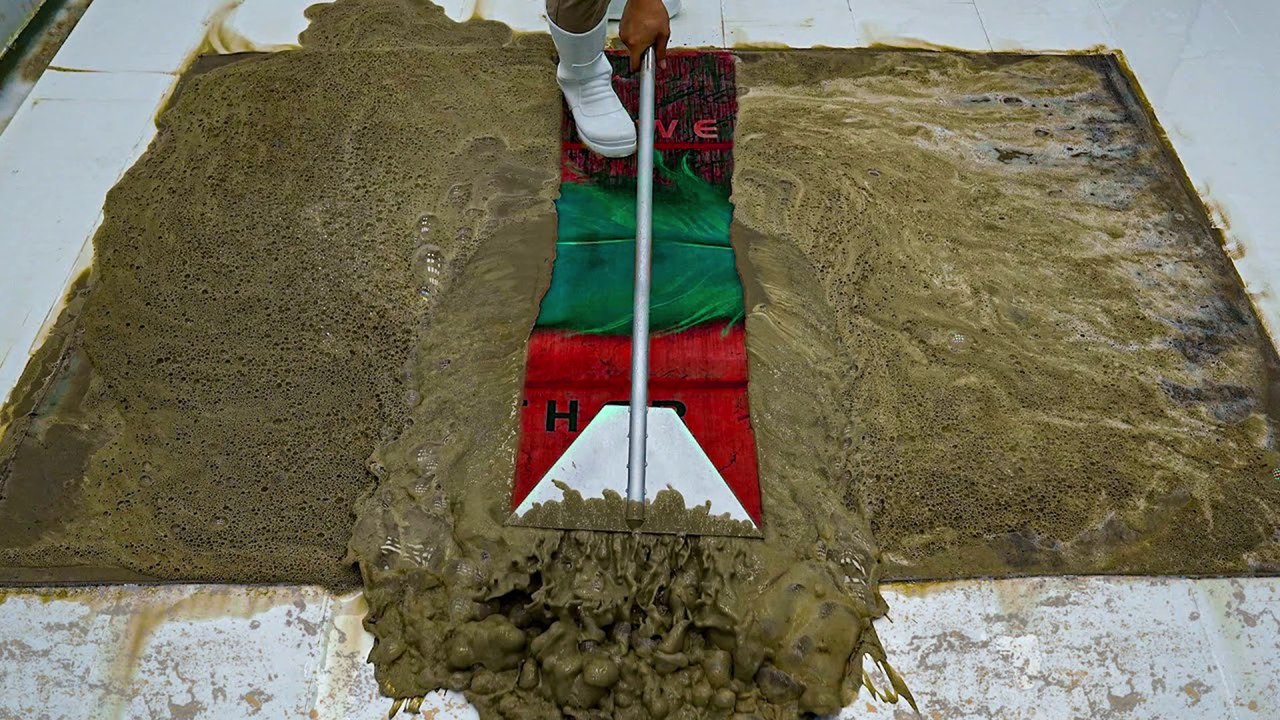 The Color Explosion Of A Heavily Soiled Carpet - Satisfying Video, ASMR Carpet Cleaning