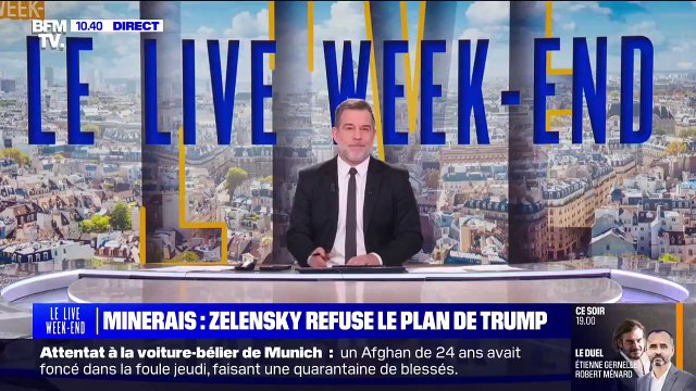 Minerais ukrainiens: Volodymyr Zelensky refuse le plan de Donald Trump