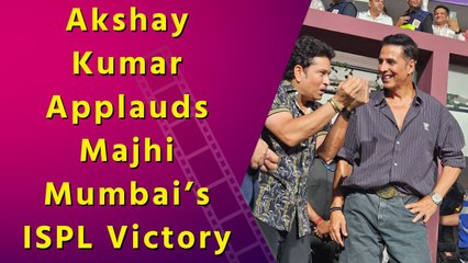 Akshay Kumar Celebrates Majhi Mumbai’s ISPL Win with Sportsmanship