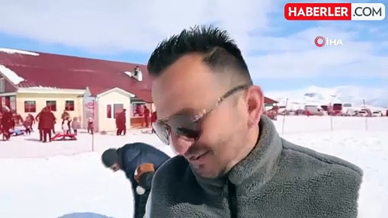 Yıldız Dağı Kayak Tesisleri Hafta Sonu Ziyaretçi Akınına Uğradı