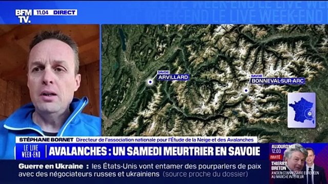 Avalanches: 66% des victimes le sont quand le risque est estimé à un niveau de 3 sur 5 , affirme Stéphane Bornet (directeur de l'association nationale pour l'Étude de la Neige et des Avalanches)